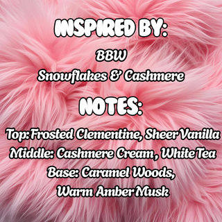 Fuzzy Snowflakes - (Snowflakes & Cashmere Inspired)
